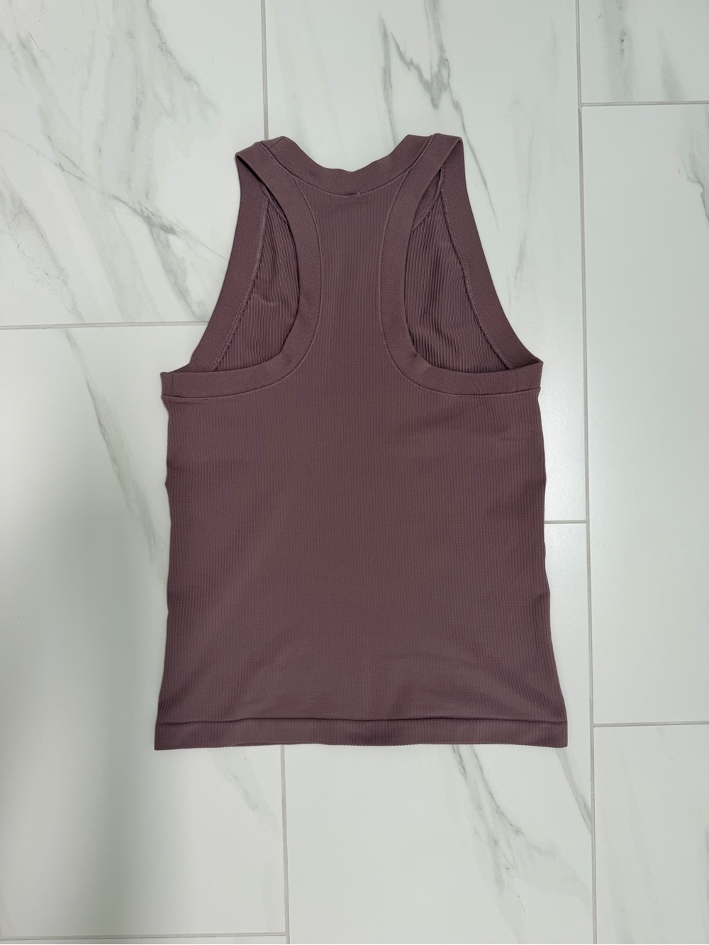 Athleta Renew Seamless Racerback Tank Top Plum - Picture 2 of 2